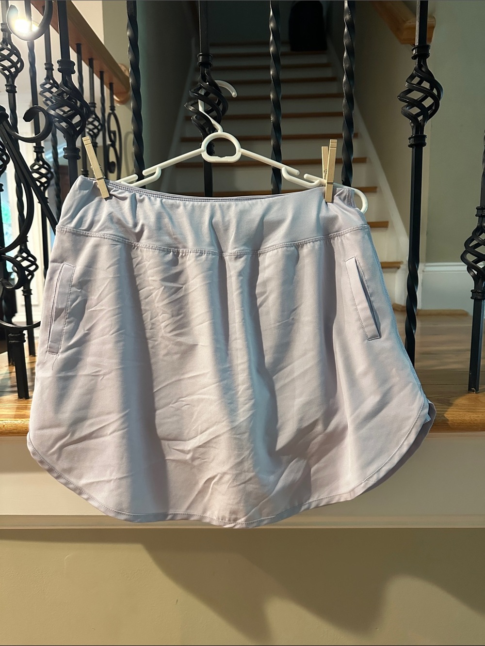 Simply Southern Light Lavender Athletic Skort with Pockets